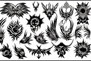 sunflame tattoo idea