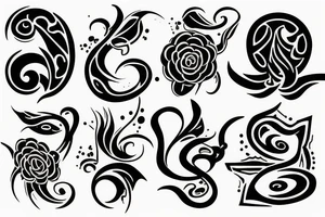 random long tattoo idea