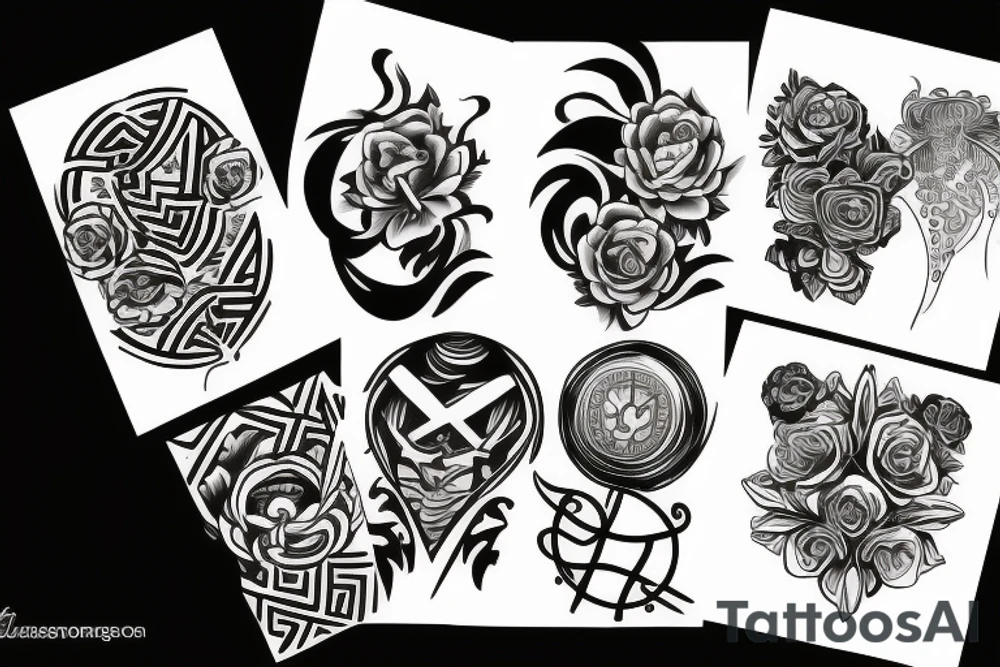 random long tattoo idea