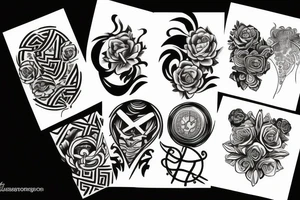 random long tattoo idea