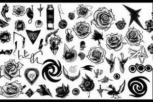 random long tattoo idea