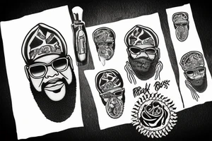 rick ross tattoo idea