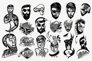 guy dominating a young guy tattoo idea