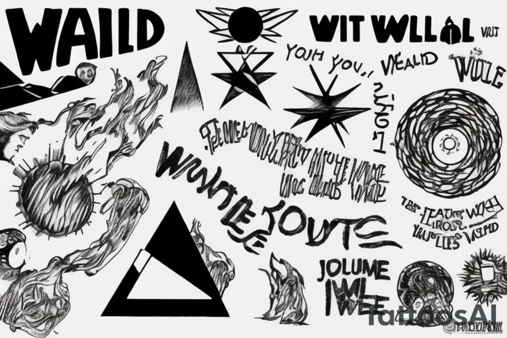 Small  Pink Floyd wish you were here tattoo idea
