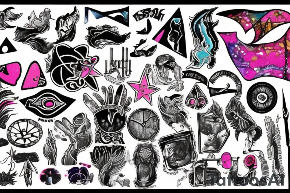 Small  Pink Floyd tattoo idea