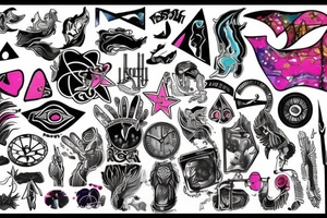 Small  Pink Floyd tattoo idea