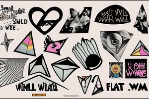 Small  Pink Floyd wish you were here prism tattoo idea