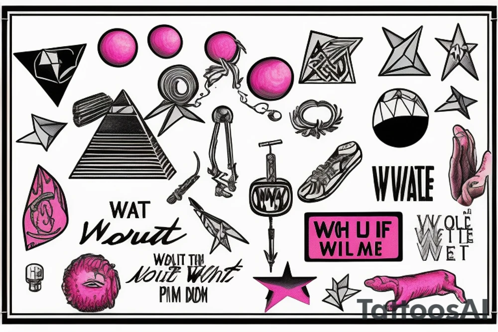 Small  Pink Floyd wish you were here prism tattoo idea