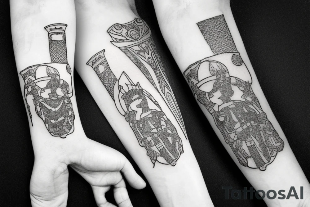 Roman soldier tattoo idea