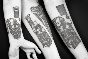 Roman soldier tattoo idea