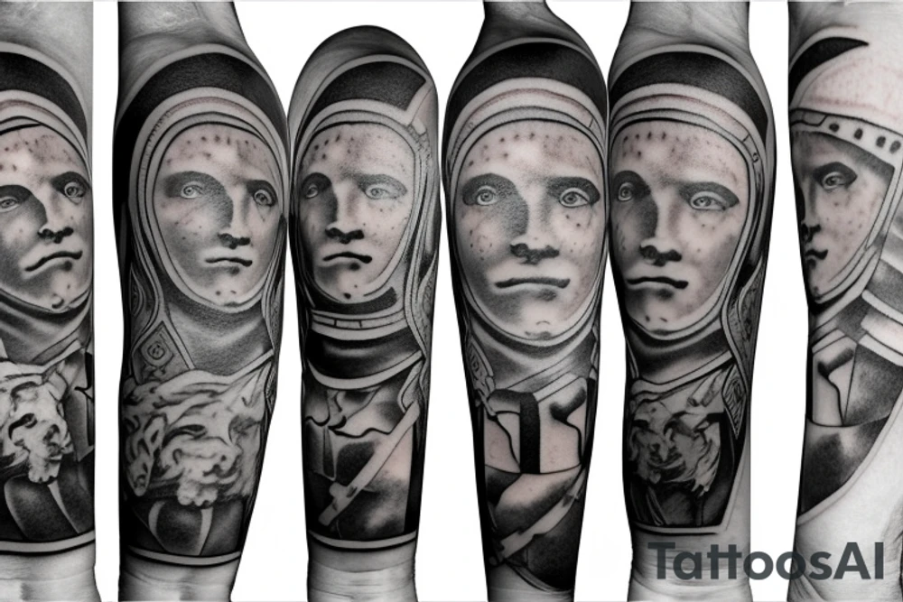 Roman soldier tattoo idea