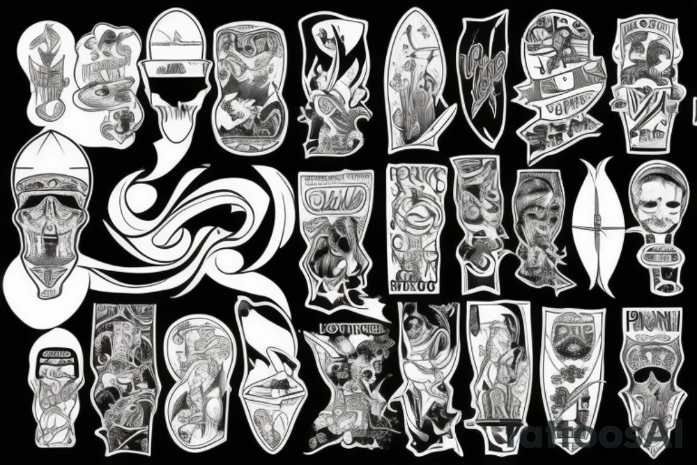 Longboard, rip, tattoo idea