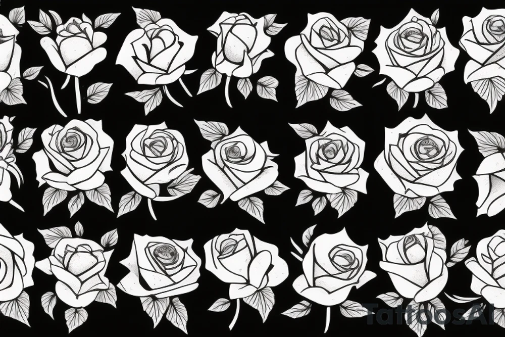 burning rose tattoo idea