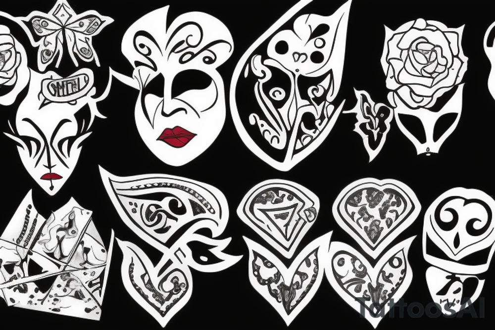 kiss tattoo idea