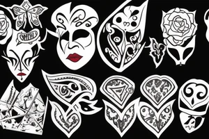 kiss tattoo idea