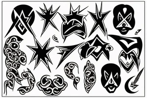 kiss tattoo idea