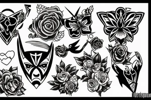 kiss tattoo idea