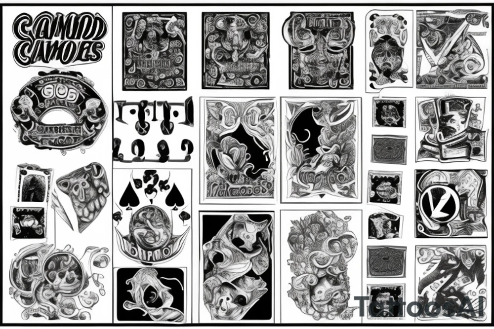 gamble tattoo idea