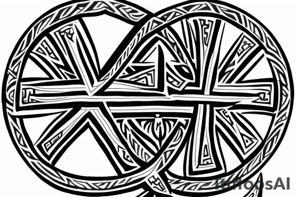 templar cross tattoo idea