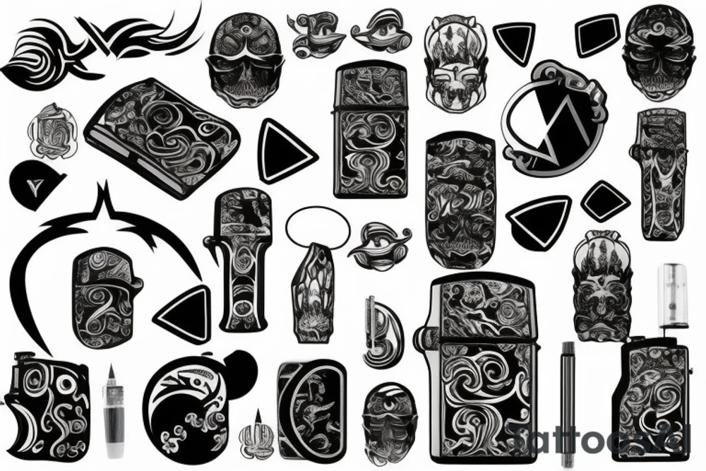 zippo tattoo idea