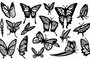 butterfly-knife tattoo idea