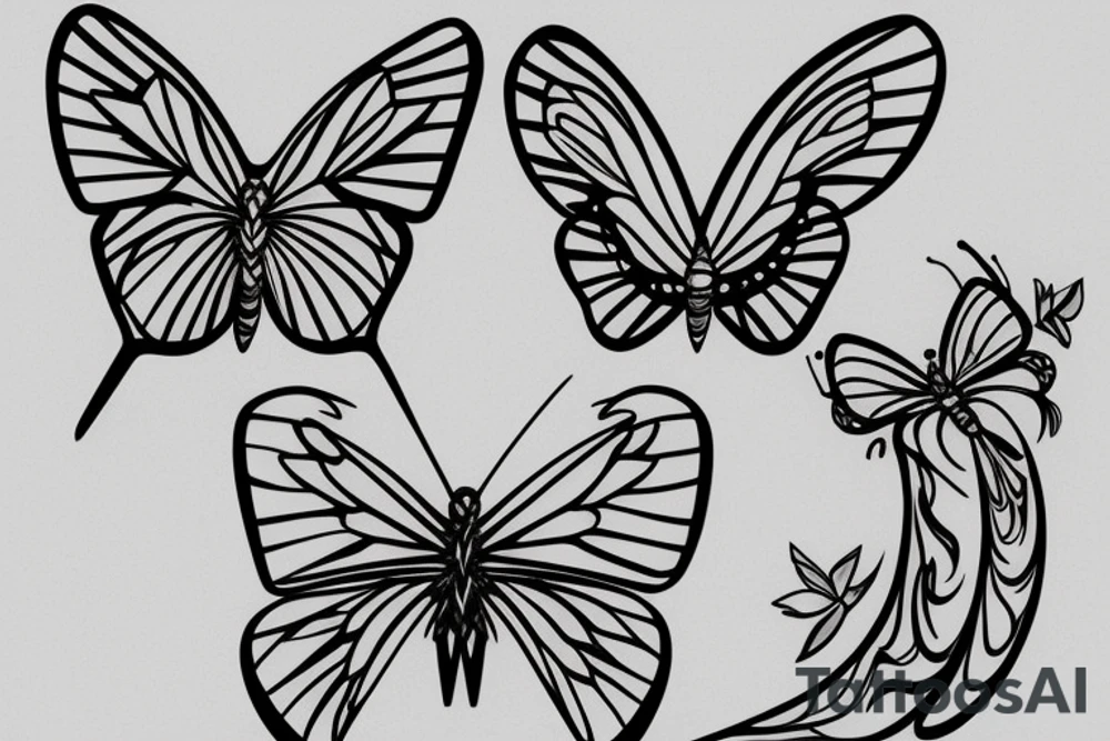 butterfly-knife tattoo idea