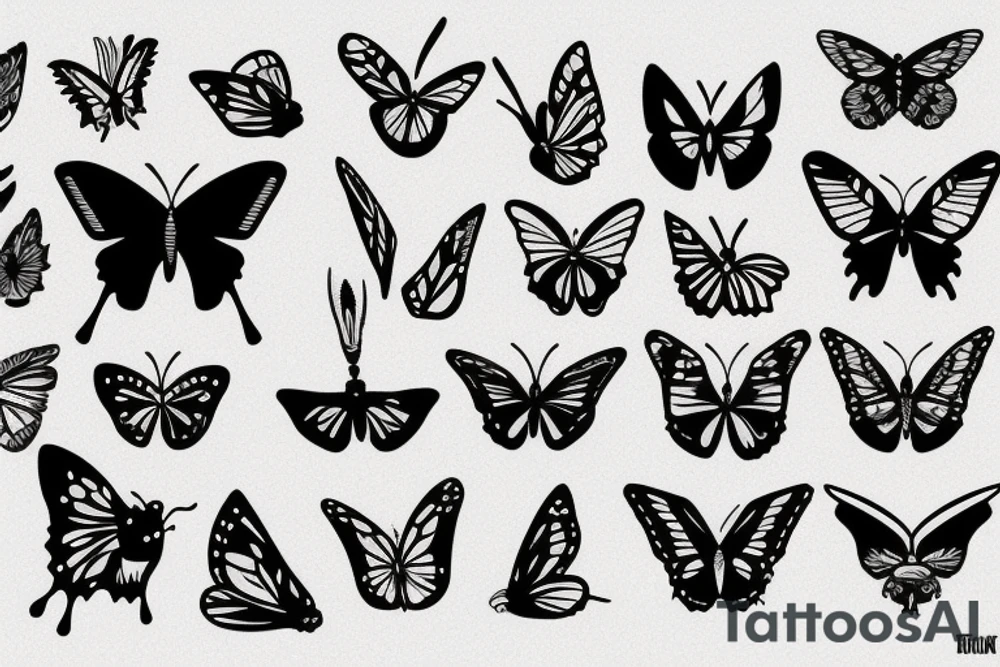 butterfly-knife tattoo idea