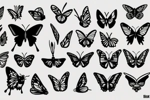 butterfly-knife tattoo idea