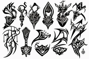 scepter tattoo idea
