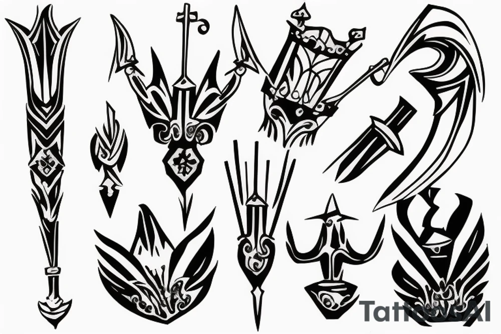 scepter tattoo idea