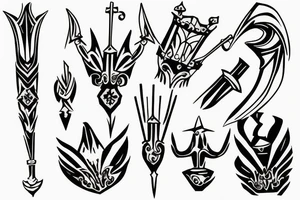 scepter tattoo idea