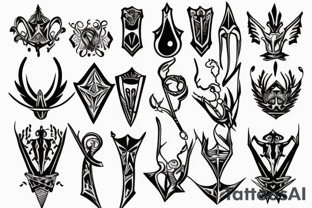 scepter tattoo idea