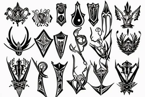 scepter tattoo idea