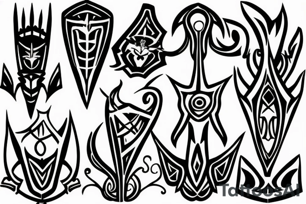 scepter tattoo idea