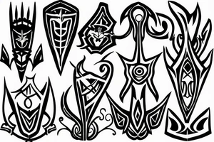 scepter tattoo idea