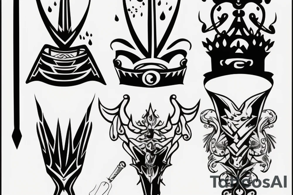 scepter tattoo idea