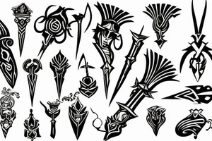 scepter tattoo idea