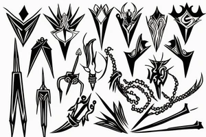 scepter tattoo idea