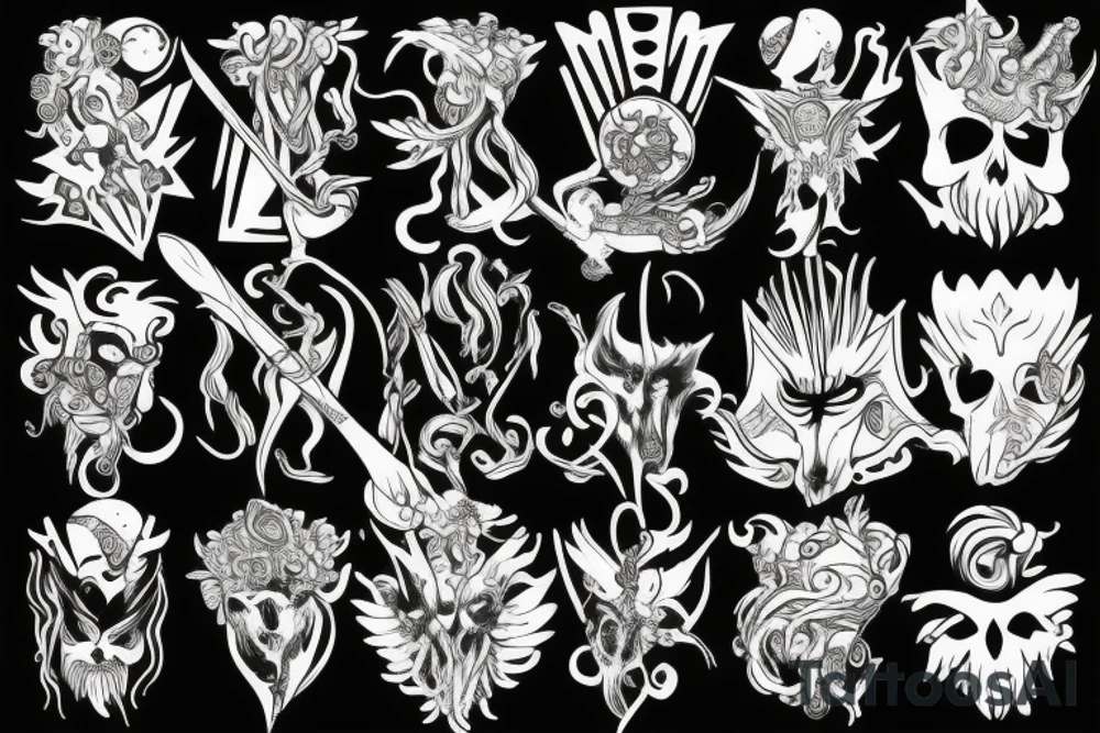 scepter tattoo idea