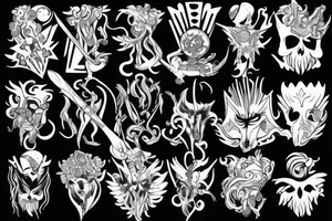 scepter tattoo idea