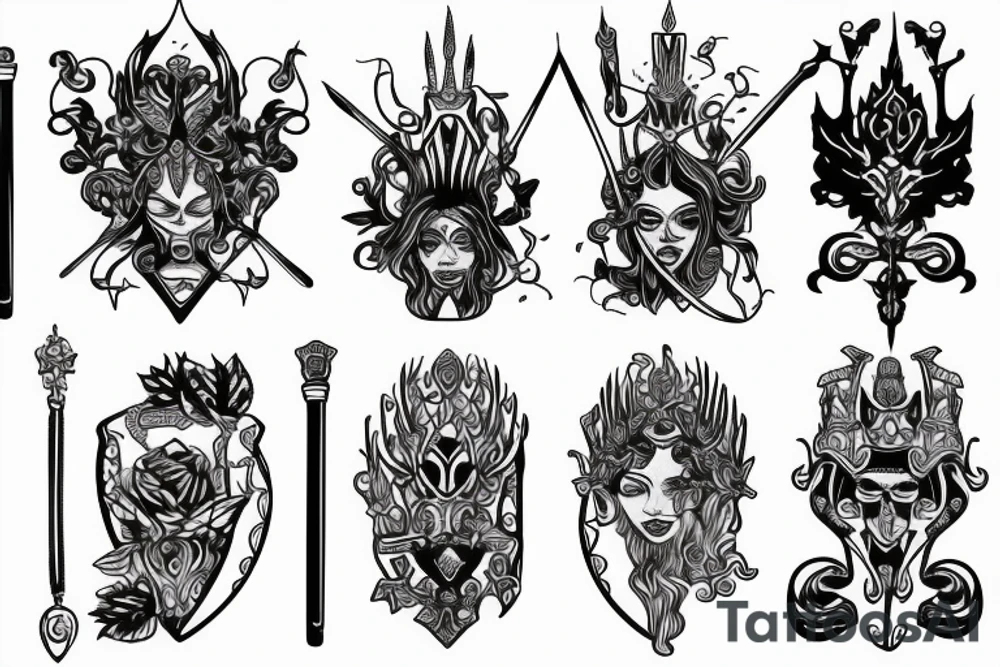 scepter tattoo idea