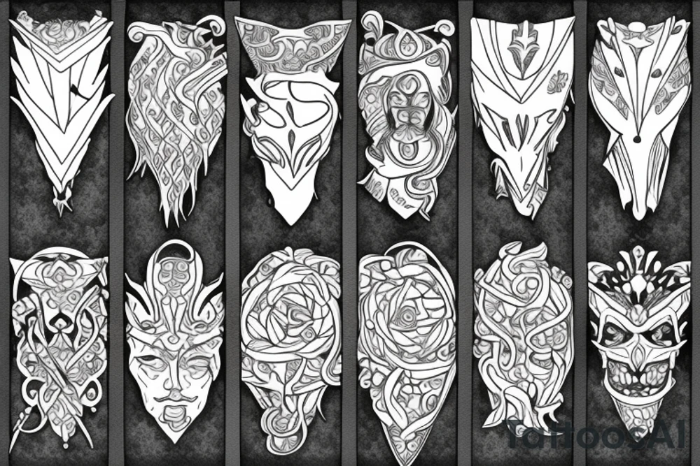 scepter tattoo idea