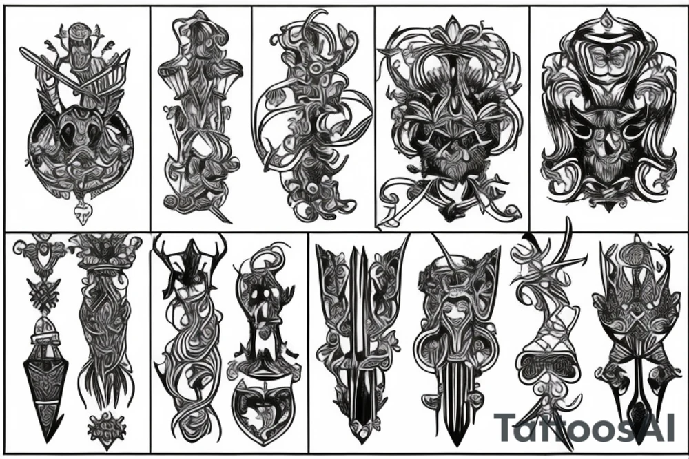 scepter tattoo idea