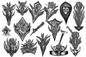 scepter tattoo idea