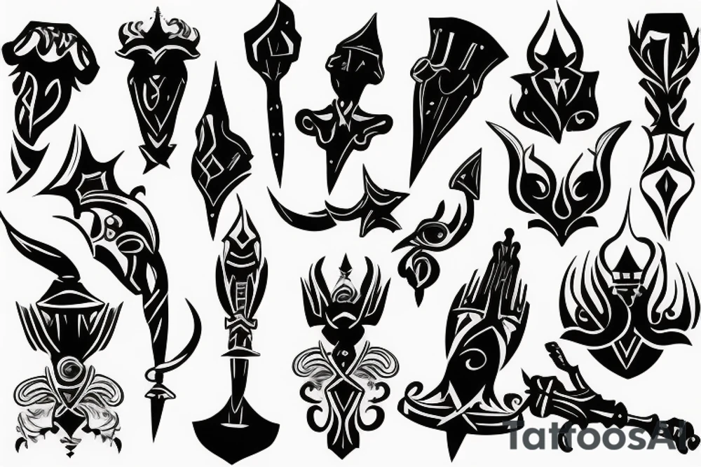 scepter tattoo idea