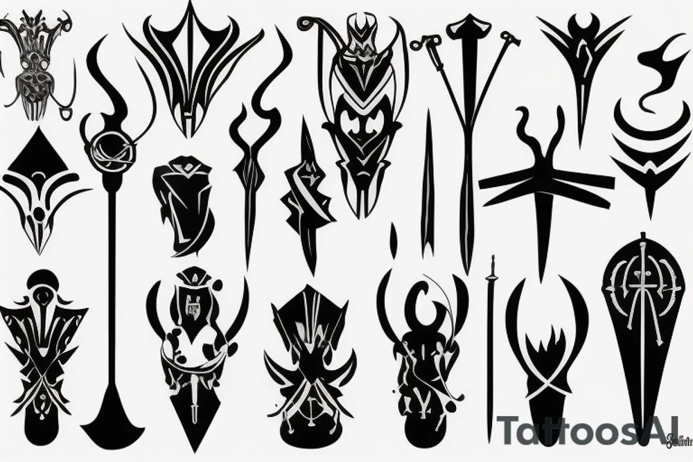 scepter tattoo idea