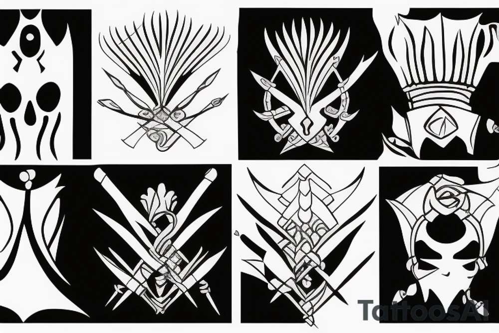 scepter tattoo idea