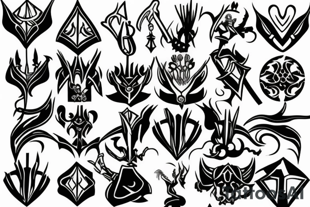 scepter tattoo idea