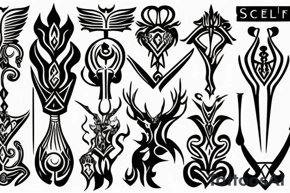scepter tattoo idea