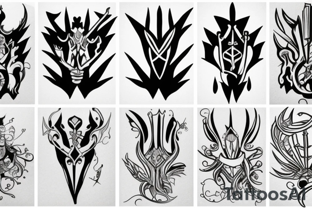 scepter tattoo idea